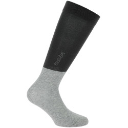 Chaussettes Equithème Compet 2 paires Anthracite / gris clair
