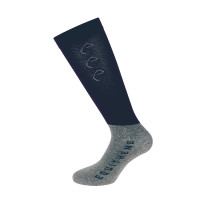Chaussettes Equithème Compet 2 paires Marine / gris clair Bleu Chaussettes Equithème Compet 2 paires Marine / gris clair Bleu