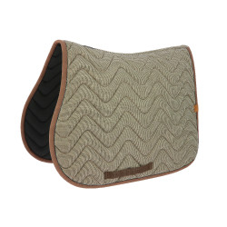 Tapis de selle Equithème Tweedytan Beige
