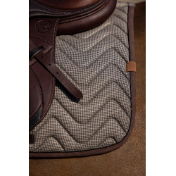 Tapis de selle Equithème Tweedytan Beige