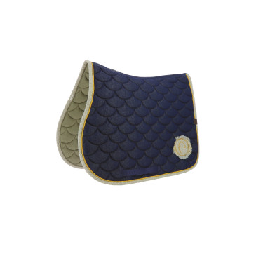 Tapis de selle Equithème Denim Bleu marine