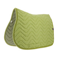 Tapis de selle Equithème Chevron Moutarde Jaune