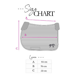 Tapis de selle Pénélope Lyona Noir