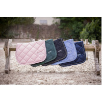 Tapis de selle Pénélope New Strass Rose pâle