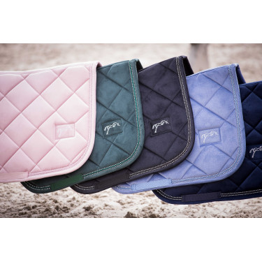 Tapis de selle Pénélope New Strass Rose pâle