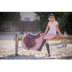 Tapis de selle Pénélope New Strass Rose pâle