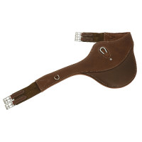 Sangle bavette Eric Thomas Fitter Havane Marron