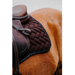 Tapis de selle Equithème Impulsion Marron