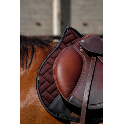 Tapis de selle Equithème Impulsion Marron