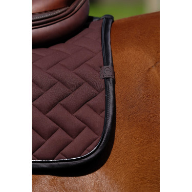 Tapis de selle Equithème Impulsion Marron