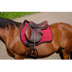Tapis de selle Equithème Impulsion Bordeaux
