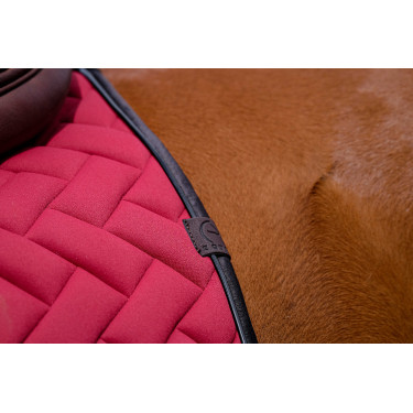 Tapis de selle Equithème Impulsion Bordeaux