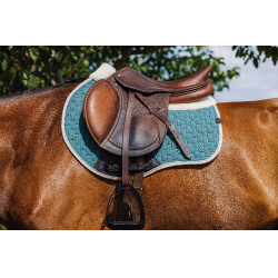 Tapis de selle Equithème Dinard Vert Tapis de selle Equithème Dinard Vert