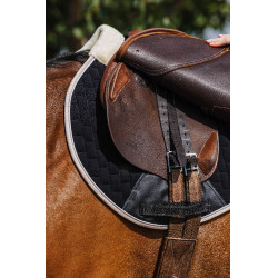 Tapis de selle Equithème Dinard Noir Tapis de selle Equithème Dinard Noir