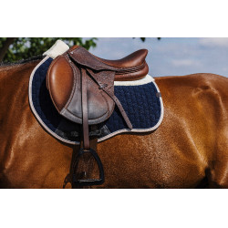 Tapis de selle Equithème Dinard Marine Bleu marine