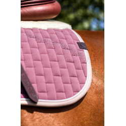 Tapis de selle Equithème Dinard Vieux rose