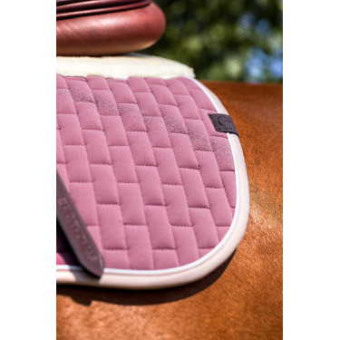 Tapis de selle Equithème Dinard Vieux rose
