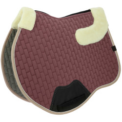 Tapis de selle Equithème Dinard Vieux rose