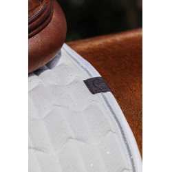 Tapis de selle Equithème Eclat Blanc