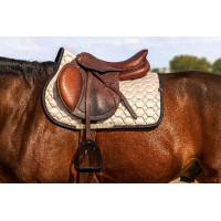 Tapis de selle Equithème Pretty Beige