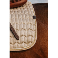Tapis de selle Equithème Excellence Crème Beige