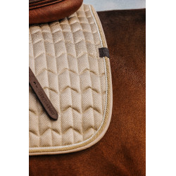 Tapis de selle Equithème Excellence Crème Beige