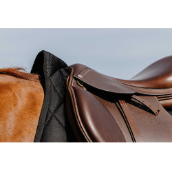 Tapis de selle Riding World School Noir
