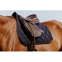 Tapis de selle Riding World School Noir
