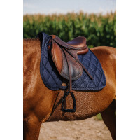 Tapis de selle Riding World School Noir