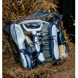 Kit de pansage Horseware Newmarket Marine witney Bleu marine
