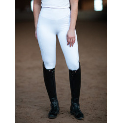 Legging d'équitation Equestrian Stockholm Movement femme Blanc