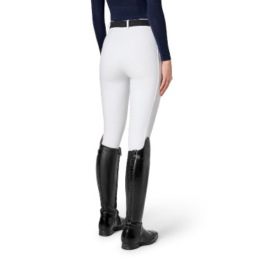 Pantalon d'équitation Equestrian Stockholm Elite femme Blanc perfection