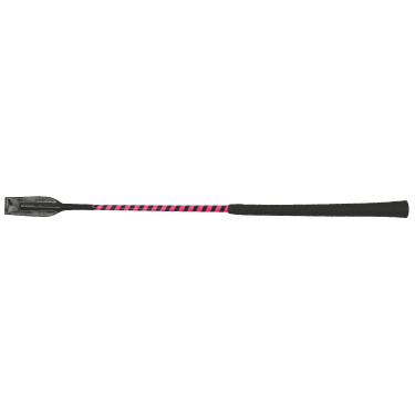 Cravache Whip & Go Concours Rose fluo / noir
