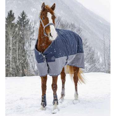 Couverture Equithème Tyrex 600D Doublée polaire Couverture Equithème Tyrex 600D Doublée polaire
