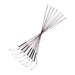 Chambrière WHIP & GO polyamide massif Noir