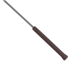 Chambrière WHIP & GO polyamide massif Gris