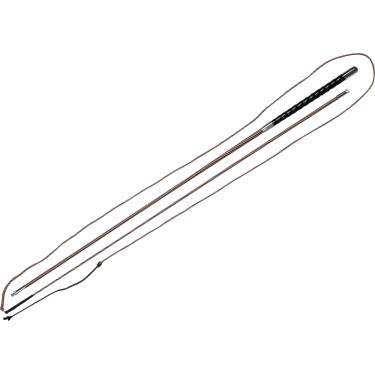Chambrière WHIP & GO Tourillon démontable Choco / camel Marron
