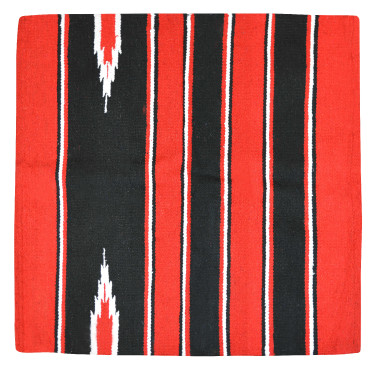 Tapis Westride Navajo coton/acrylique Rouge / noir / blanc