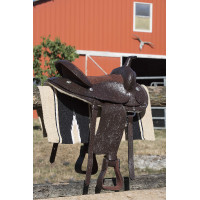 Tapis Westride Navajo coton/acrylique Beige / noir /blanc