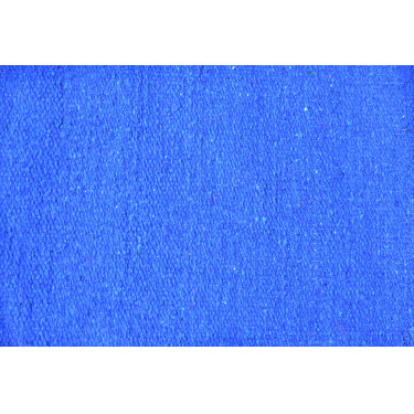 Tapis Westride Navajo coton/acrylique uni Bleu roi
