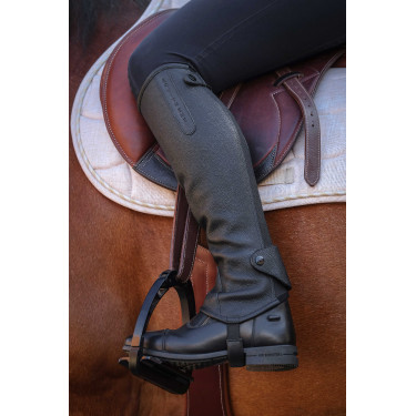Mini-chaps Equithème Soft Noir