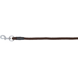 Longe d'attache Clip Marron