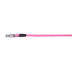 Longe d'attache Clip sécurité Rose fluo