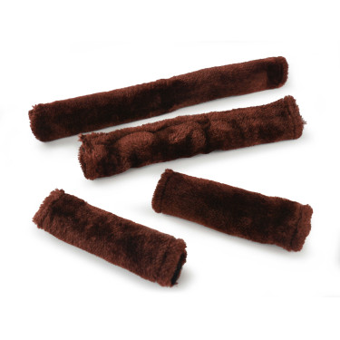 Kit fourreau de licol synthétique Choco Marron
