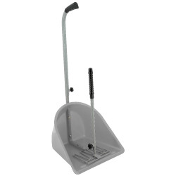 Pelle + râteau à crottins Hippotonic Gris