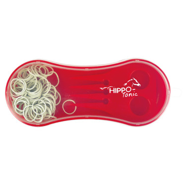 Brosse à natter Hippo-Tonic Rouge