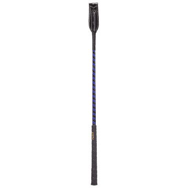 Cravache Fleck claquette vernis 55 cm Bleu / noir