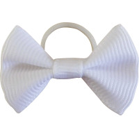 Nœuds à natter Equithème en tissu par 20 Blanc