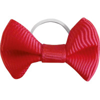 Nœuds à natter Equithème en tissu par 20 Rouge