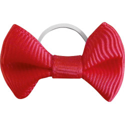 Nœuds à natter Equithème en tissu par 20 Rouge